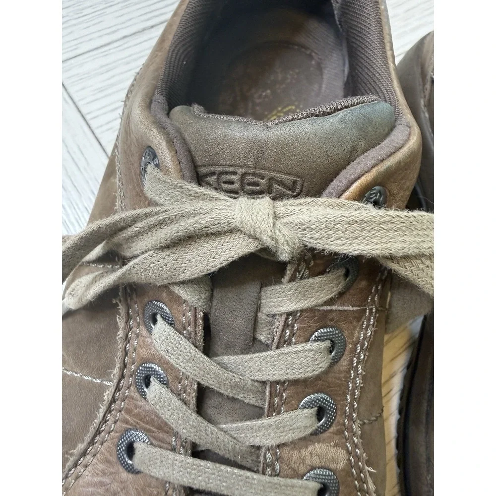 Keen Presidio Leather Shoes Brown Leather Oxford‎ Women 9 Hiking Trail Sneaker